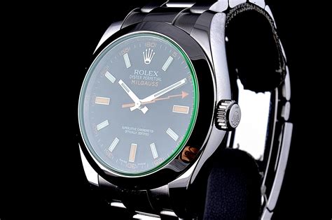 rolex milgauss vetro verde|rolex milgauss prezzi.